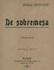 [Gutenberg 55038] • De Sobremesa; crónicas, Segunda Parte (de 5)